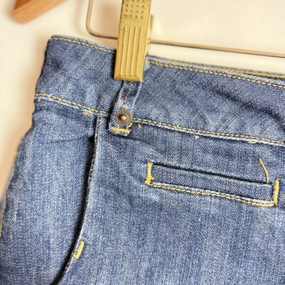 Witchery Australia Denim Shorts Womens Size 10 Dark Wash Blue Short‎ Cute Comfy - Picture 5 of 10